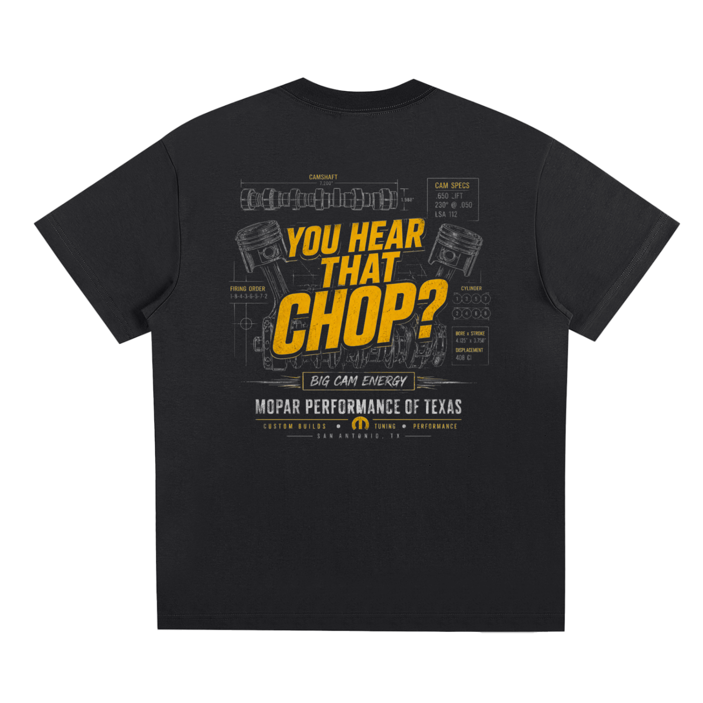 “YOU HEAR THAT CHOP?” (Blueprint Style Design)